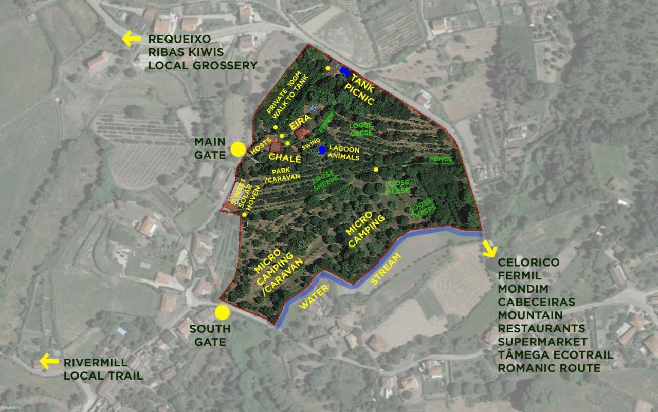 Chalé da Quinta Lavoura da Bouça - Fruta Bio Celorico De Basto Esterno foto